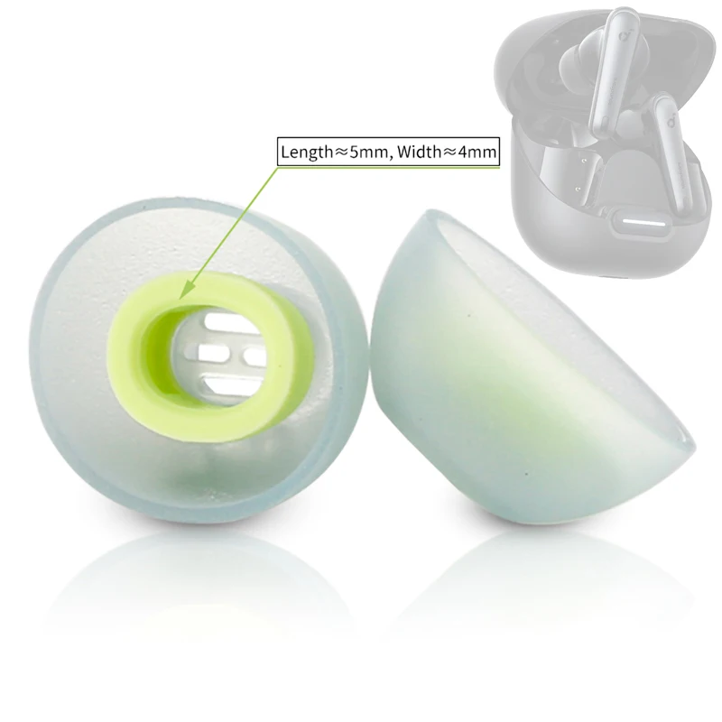 

6Pcs Silicone Ear Tips for FIIL CC PRO2 Earbuds Eartips TWS Tips headphones Earplugs