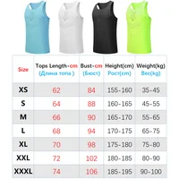 Men Gym Shirt Street High Quality Sleeveless T-shirts Quick Dry Tank Tops Workout Fitness Singlets Mesh Breathable Sport Vest 2