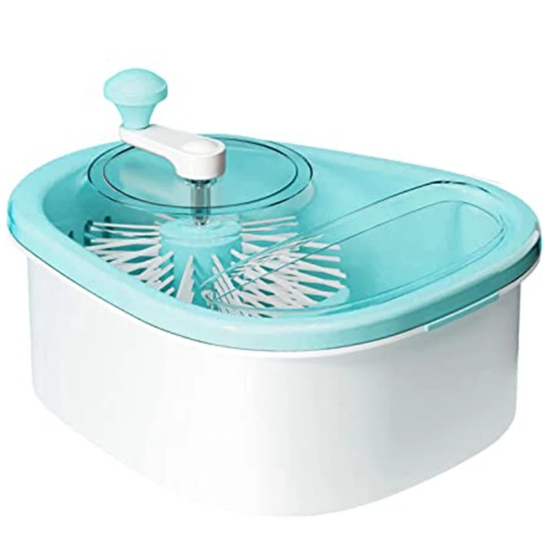 

1 PCS Fruit And Vegetable Washing Machine Vegetable Cleaner Device Food Cleaning Tool With Full-Sided Spin Scrubber Brush