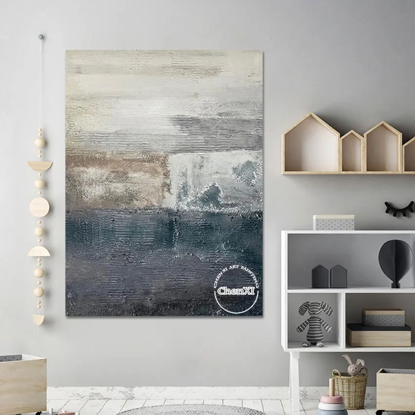 

Large Size Wall Murals Abstract Texture Handmade Oil Painting Canvas Wall Art Picture For Hotel Decor Unframed Acrylic Artwork