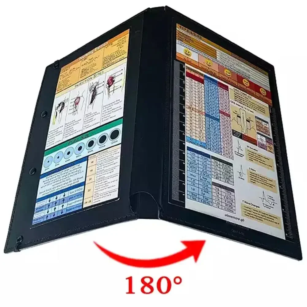 간호사 패드 클립 보드, 의료 간호 경량 문서, 접이식 쓰기, 재사용 가능한 클립보드