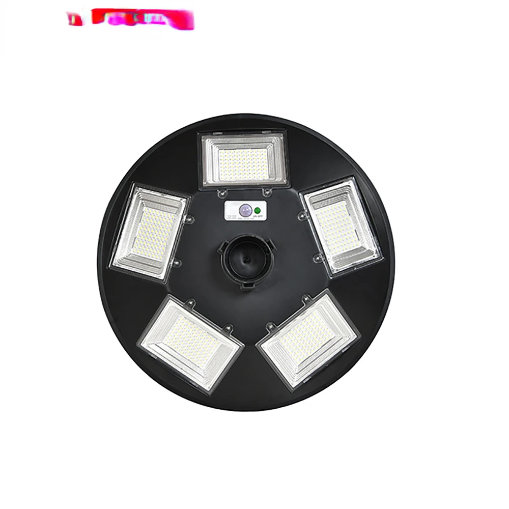 New Magic Ufo Integrated Outdoor Decor Solar Bollard Panel Lampada Da Giardino Luci Da Terra Con Sensore Produttore Impermeabile