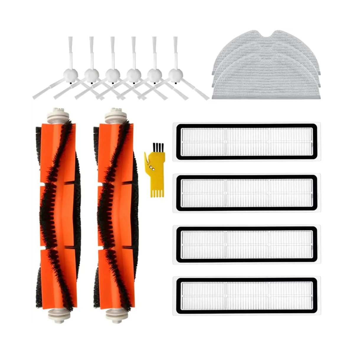 Kit Di Accessori Da 16 Confezioni Di Ricambio Per Dreame D9 Dreame L10 Pro Dreame D9 Max Dreame D9 Pro Robot Aspirapolvere