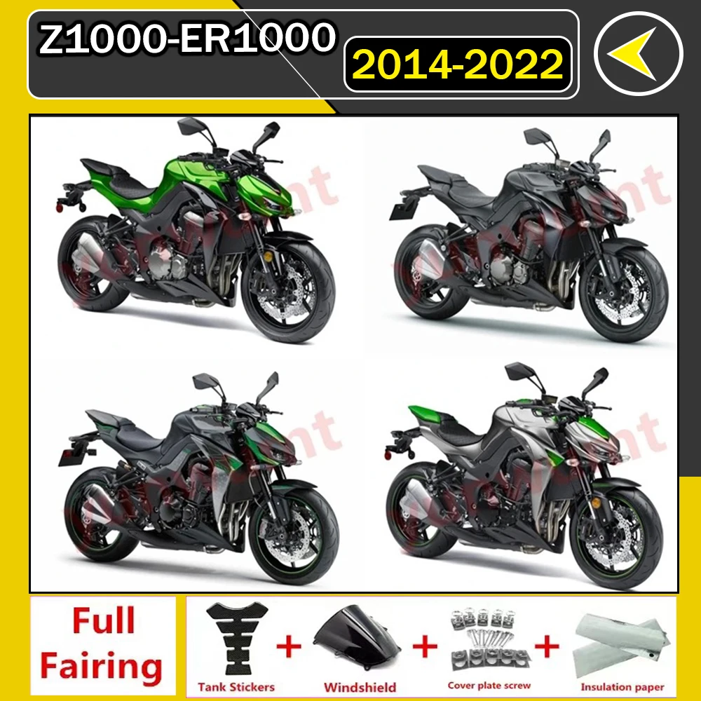 

Motorcycle injection molding Fairing Kit For Kawasaki Z1000 ER1000 2014 2015 2016 2017 2018 2019 2020 Bodywork fairings