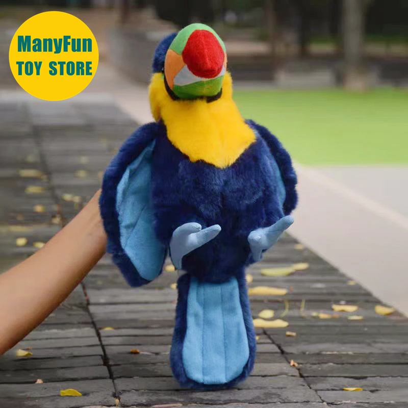 Toucan Plush Toy High Fidelity Hornbill Plushie Toco Peluche Lifelike Stuffed Animals Simulation Doll Toy Gifts For Kids 3
