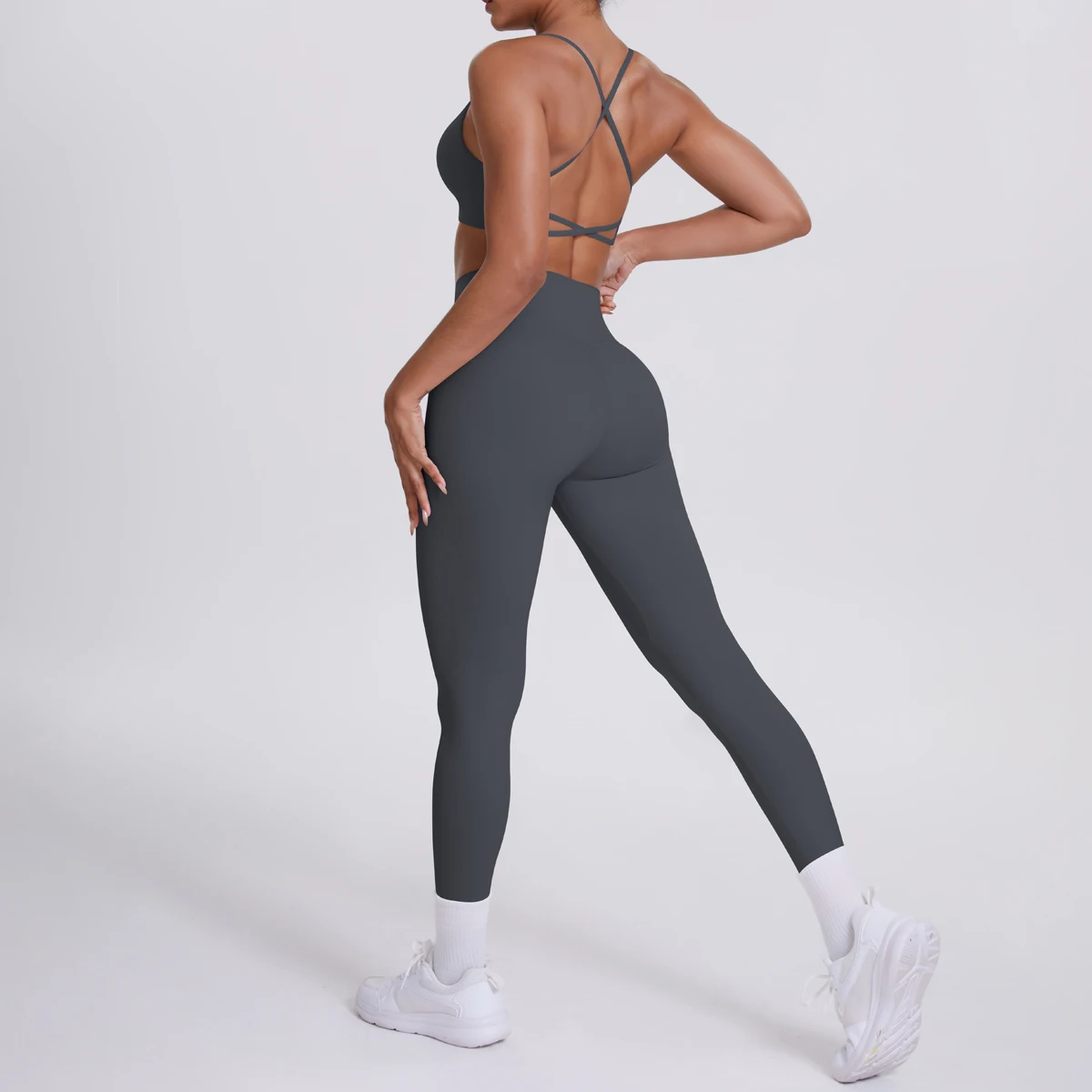 Women's Yoga Suit – Seamless Sports Bra & High Waist Leggings | Breathable Quick Dry Activewear