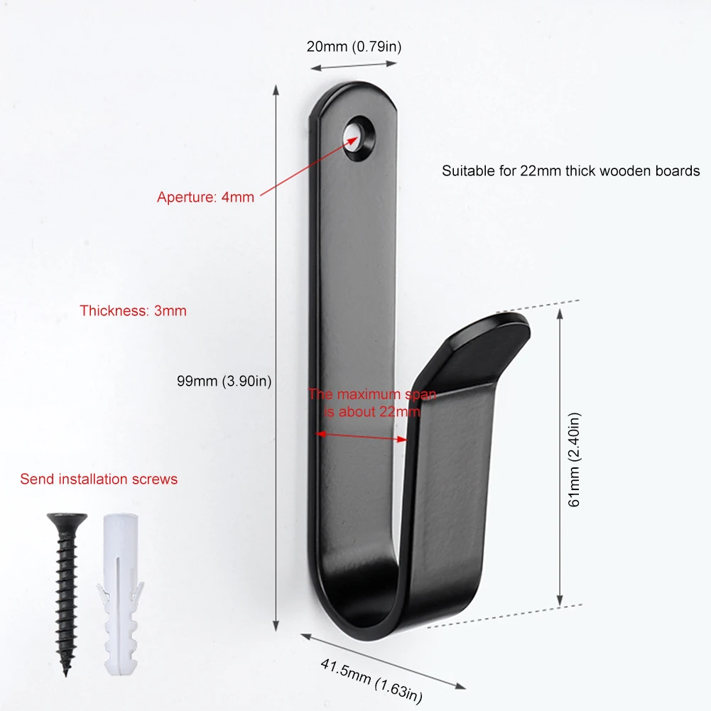 2/4 Pcs Snowboard Wall Rack Solid Steel Horizontal Snowboard Wall Rack Snowboard Wall Hanger Home and Garage SKi Board Storage