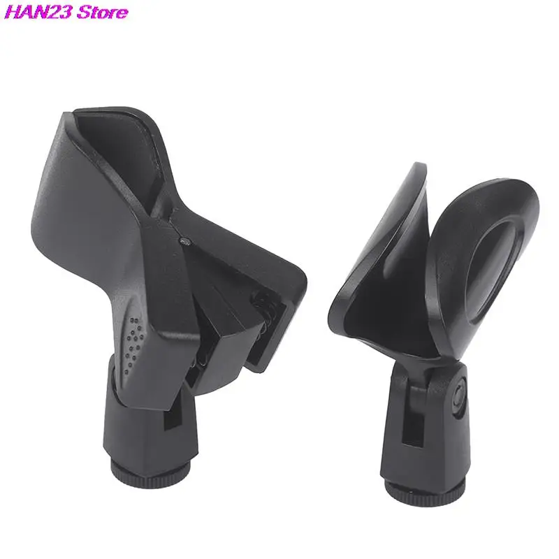 1Pc 25-46mm Universal Microphone Clip For Shure Mic Holder Handheld Microphone Wireless/Wire Mic Stand Accessory Black microphone clip holder