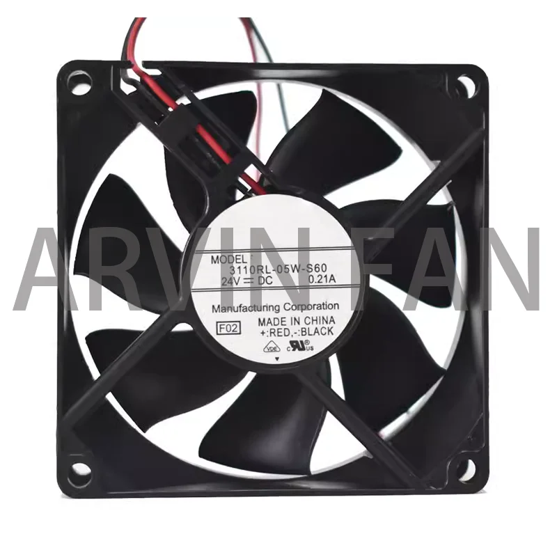 

8025 3110RL-05W-S60 24V 0.21A 8CM Large Air Volume Inverter Hydraulic Fan
