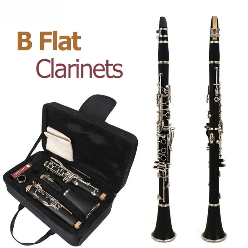 Rowtter YCL-255  Bb Clarinet 17 Key Sib Klarnet /ABS Body Material Clarinette