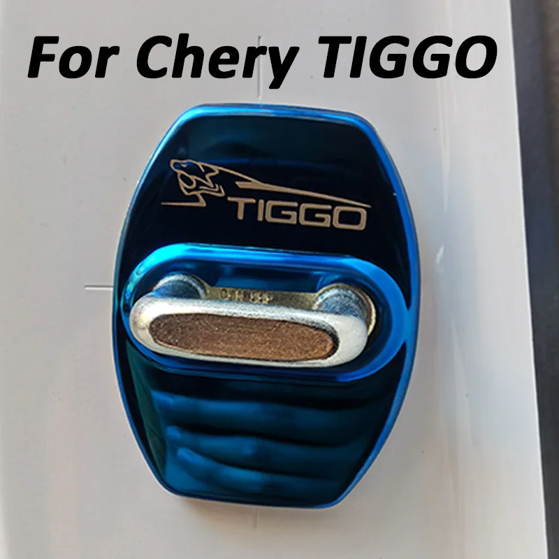 For Chery Tiggo 8 Pro Max 2021 2022 2023 Accessories Auto Car Door Lock Protect Cover Emblems Case Stainless Steel Decoration