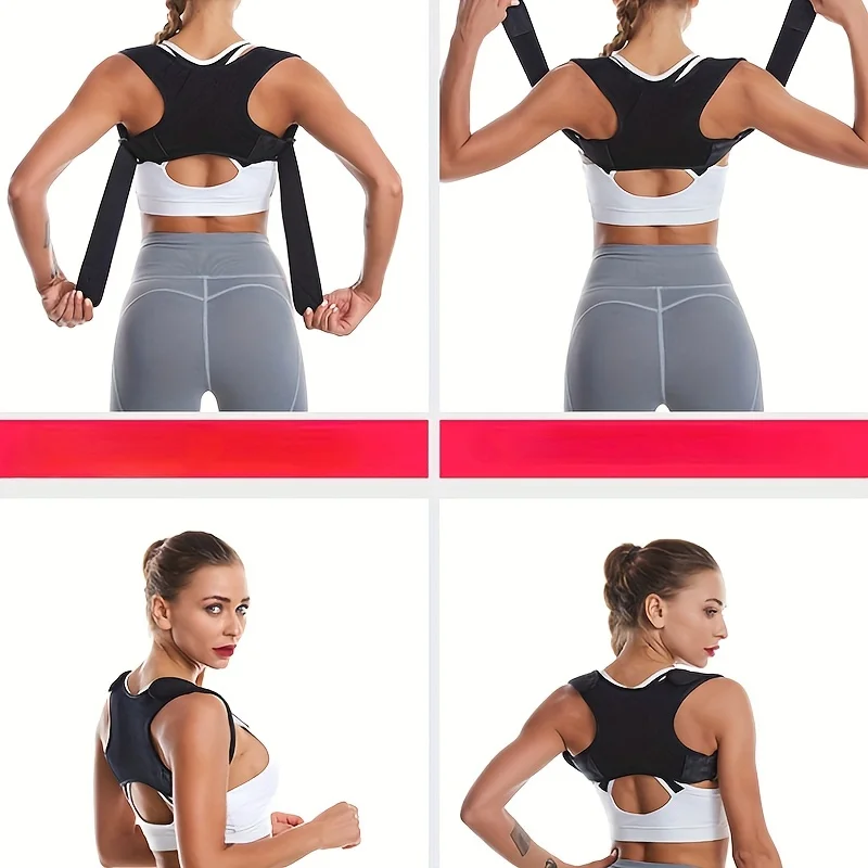 1PC Humpback Corrector, Comfortable Back Support Strap, Improves Posture, Reduces Hunchback, Suitable for Both Men and Women