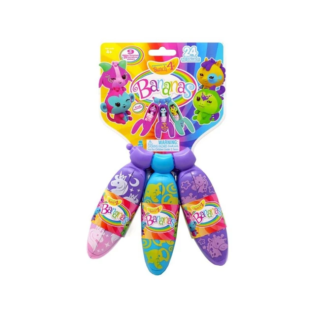 Bananas serie 4 sorpresa 3 pack juguete coleccionable regalo de