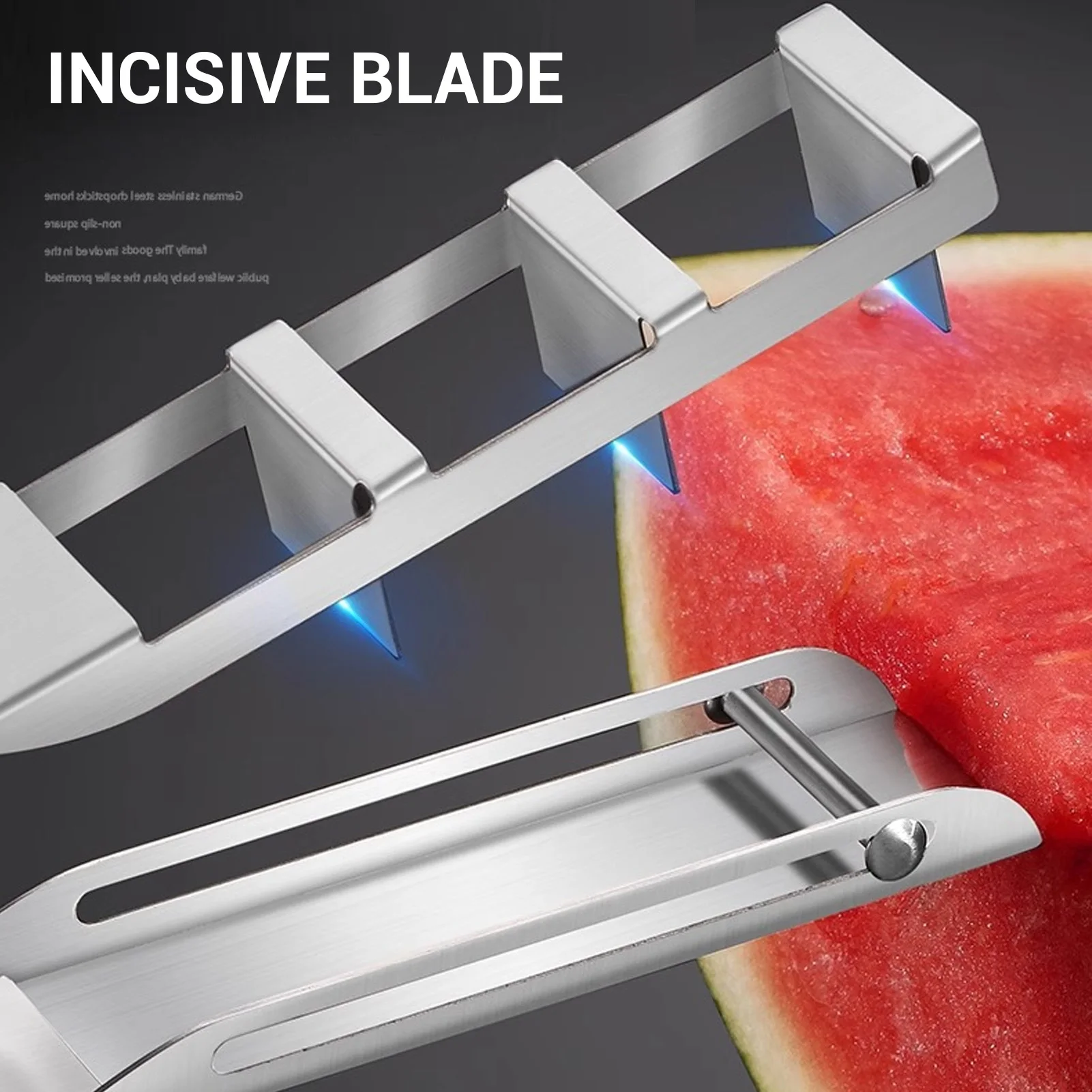 Fruit Cutter Melon Cube Melon Cutter Watermelon Cutter Grid Non Slip Multifunctional Detachable Melon Cube for Cantaloupe Papaya