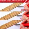 Carpenter Pencil Metal Long Head Deep Hole Professional Engineering Quick Drying Marker Graphite Woodworking Black Red Lineation 4