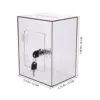 Pumping Tip Box Clear Window Mailbox Letter Post Container Boxes Donation for Fundraising Acrylic Travel 6