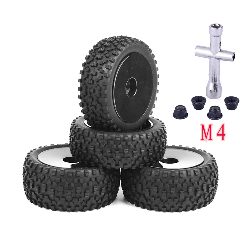 

4 шт., колесные шины для Wltoys 144001 124019 104001 1/10