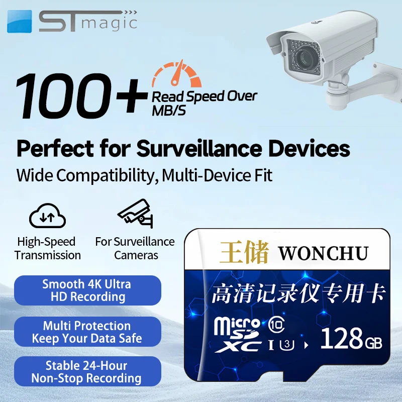 Stmagic 메모리 카드 고속 100MB/s 32GB A1 V30 클래스 10 UHS-I 마이크로 SD 카드 U3 TF 카메라 스마트폰 게임용