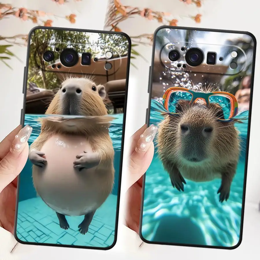 Capybara Cute Fun Phone Cover Case
