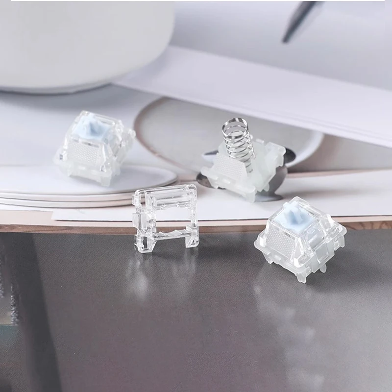 Everglide Skyline Linear Magnetic Keyboard Switch – Smooth 43g Actuation, Durable POM PC Nylon Construction