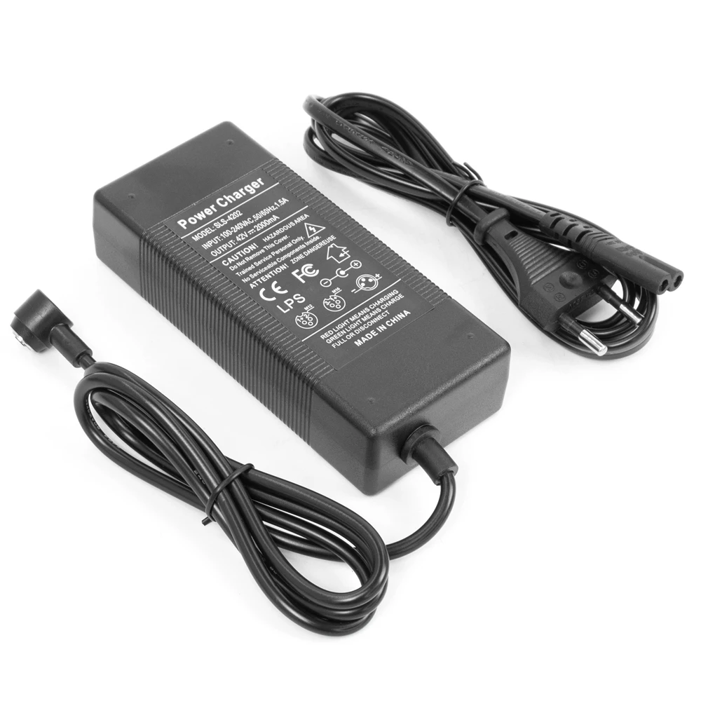 High-Efficiency Electric Scooter Battery Charger, 42V 2A Power Accessory