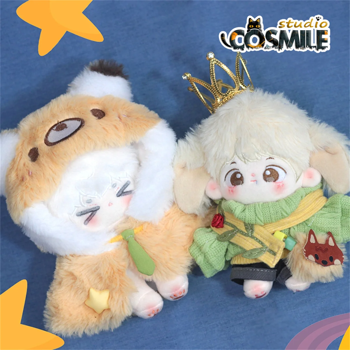 No Attachments Prince Cloak Animal Fashion Costume Da Fiaba Per Farcito 10Cm Peluche Dol Accessori Vestiti Per Bambole Kl May