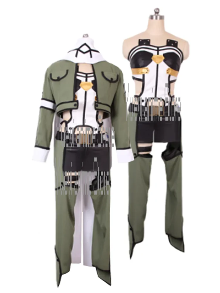 

Anime Cosplay Asada Shino Costume Halloween Party Costume men women Full Set