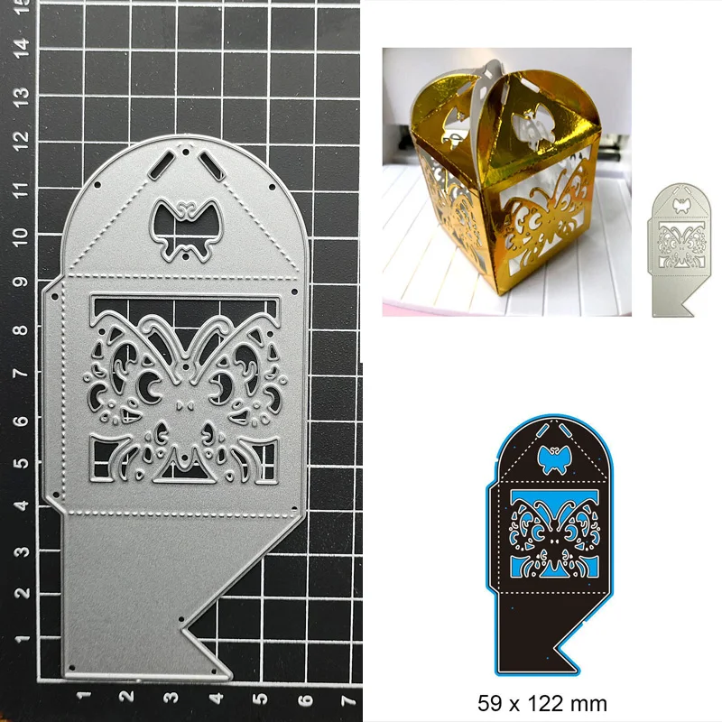 

metal cutting dies cut die mold Butterfly Box decoration Scrapbook paper craft knife mould blade punch stencils dies