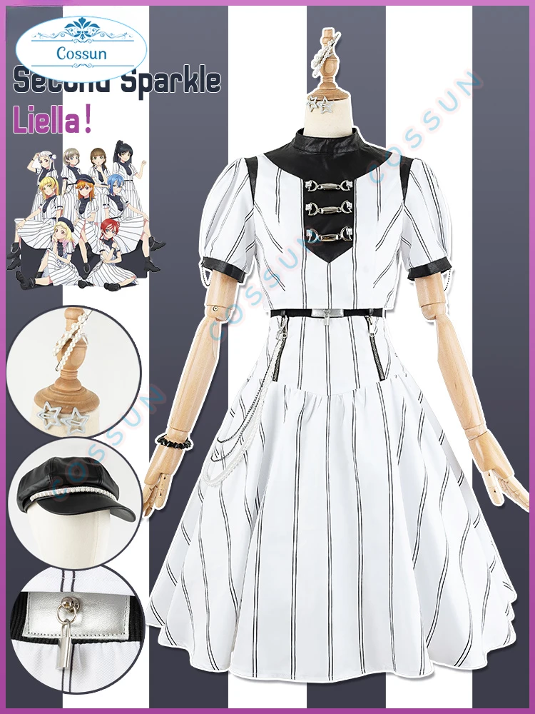 

LoveLive!Liella!Tang Keke /Onitsuka Natsumi/ Yoneme Mei/ Arashi Chisato/Ren/ Kanon/Kinako/Shiki Cosplay Costume Halloween Dress