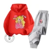 Barbie Soft Cotton Kawaii Long Sleeve Suitable for Children with Cute Graphics Breathable Outdoor Fall Winter Hoodie Tracksuit 6