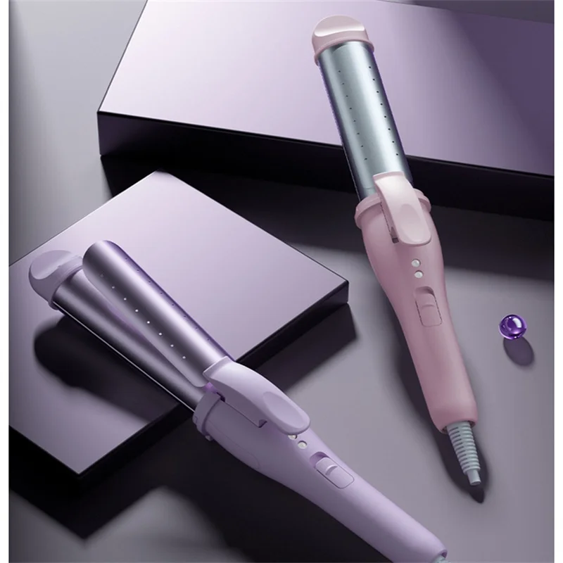 2 IN 1 hair curling iron hair straightener 360&deg; rotation curler styling tools