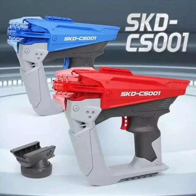  SKD E018 - Pistola eléctrica de bolas de gel completamente  automática y semi salpicada de bolas de gel : Juguetes y Juegos