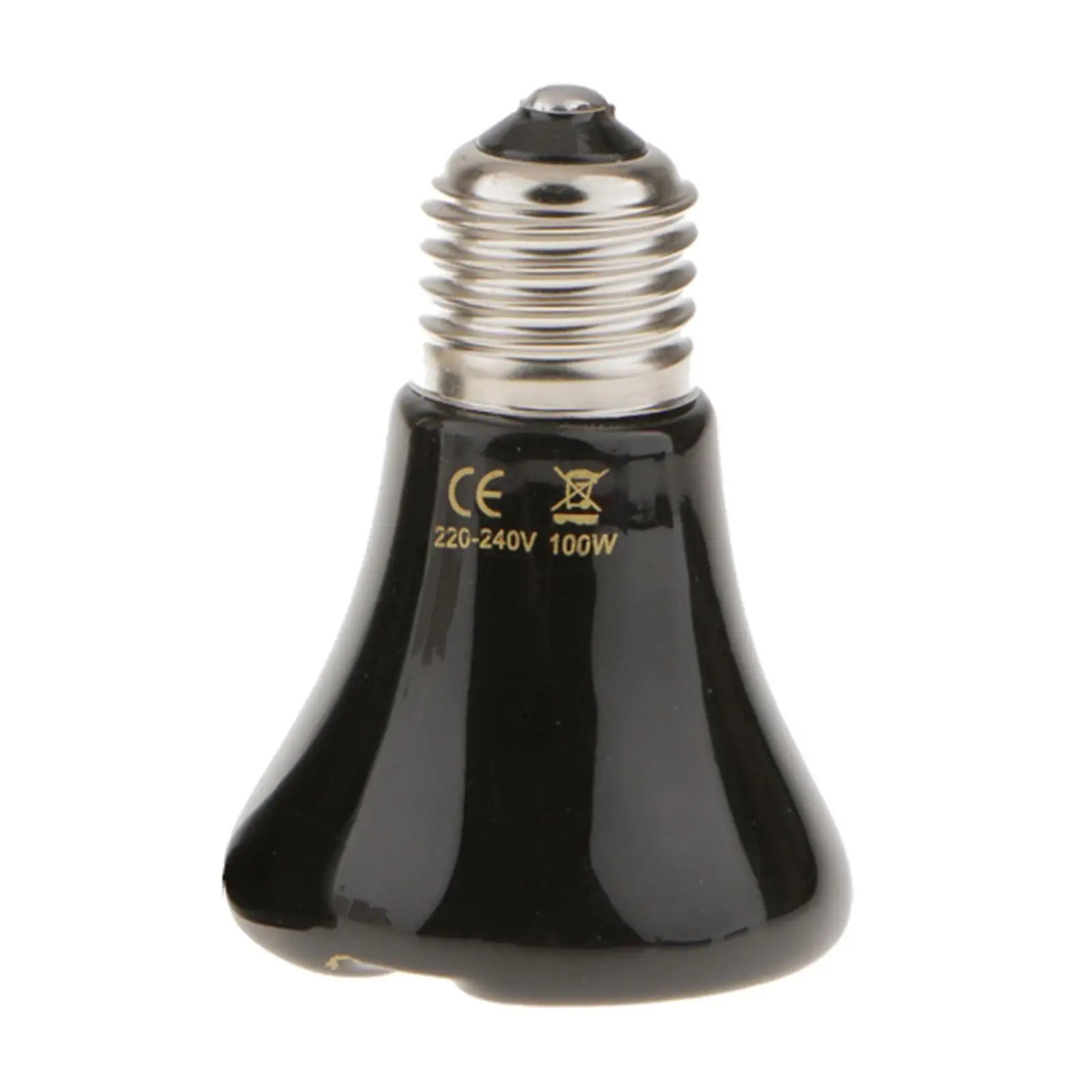 2-4pack E27 T-Shape Thickened Reptile Ceramic Infrared Lamp Heat Light Bulb -