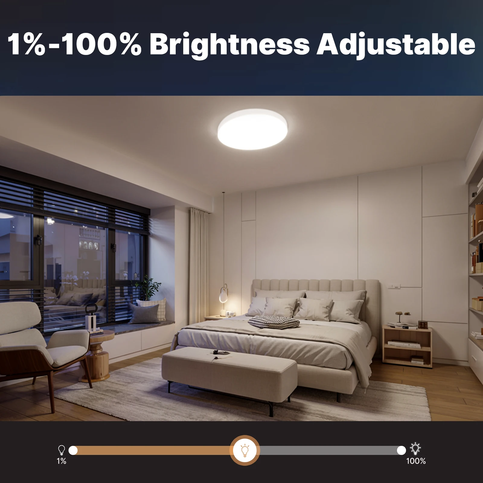 MOES Tuya Zigbee 스마트 천장 LED 조명 주변 조명 색온도 조절 가능 RGB 디밍 앱 음성 제어 Alexa GoogleHome과 호환 가능