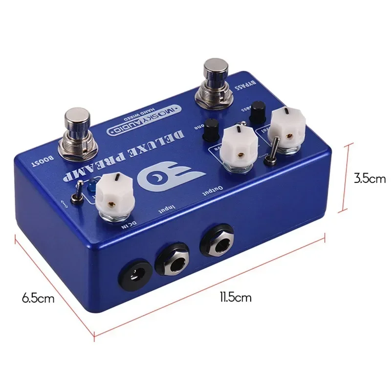 【MOSKYAudio】多機能ギターペダル 1ユニットに6つのエフェクト MOSKYAudio】多機能ギターペダル 1ユニットに6つのエフェクト