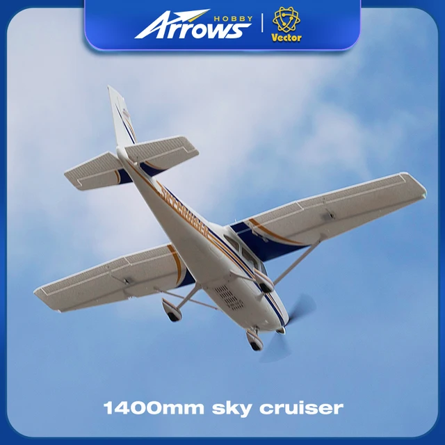 Blue Arrow 1400mm Sky Cruiser PNP RC Electric Aircraft Fixed Wing Beginner Simulation Beginner Remote Control Aircraft Model Toy 4