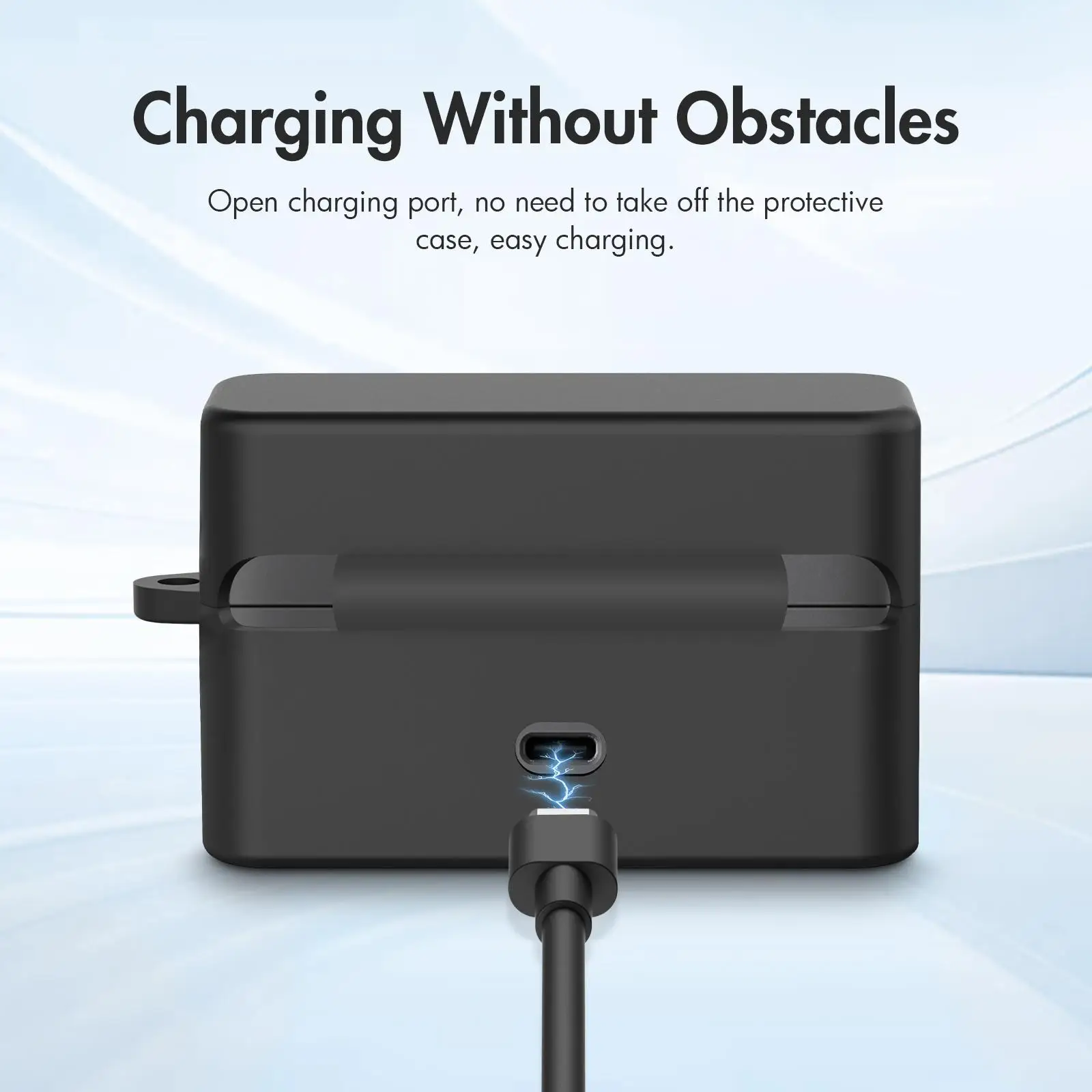 PULUZ for DJI Mic Mini Charging Case（Not including the Charging Case) Silicone Scratch-proof Protective Charging Cover