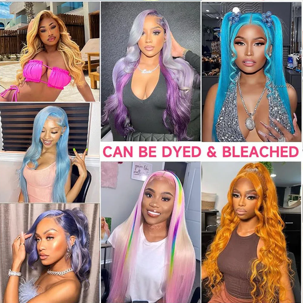 250 Density 613 Blonde Real Full 100%human Hair Glueless Hd Front Preplucked Straight Full Lace Human Hair Wig