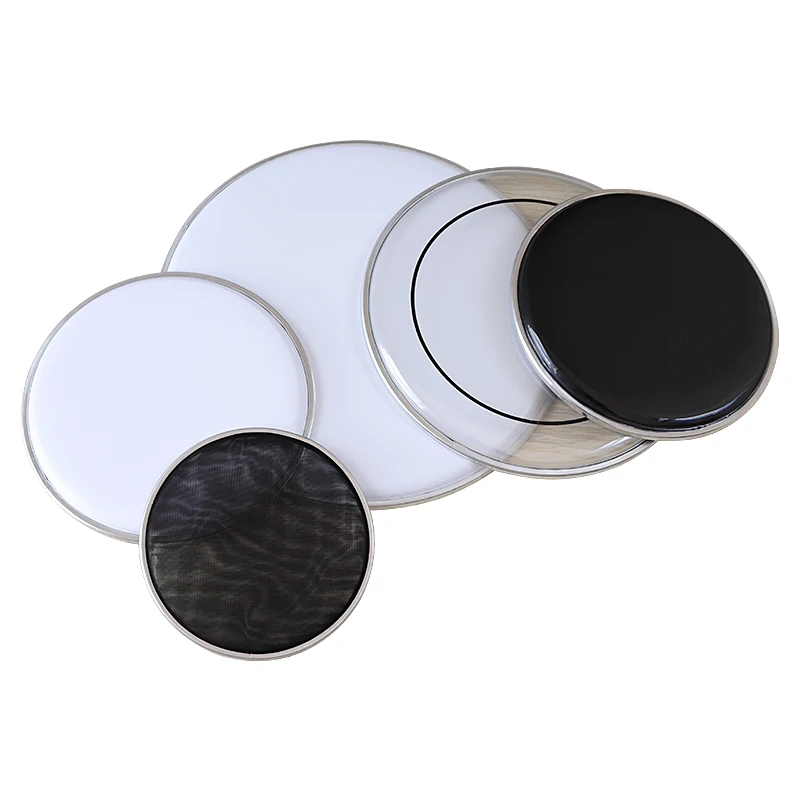 Drum Head 6-8-10inch Transparent Color Double Drum Skin Sound Controlled