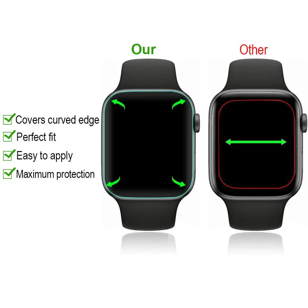 1-5pcs Soft Hydrogel Film for Apple Watch Ultra 49mm Screen Protector for iWatch series 9 8 7 6 se 45mm 41mm 44mm 40mm 42mm 38mm