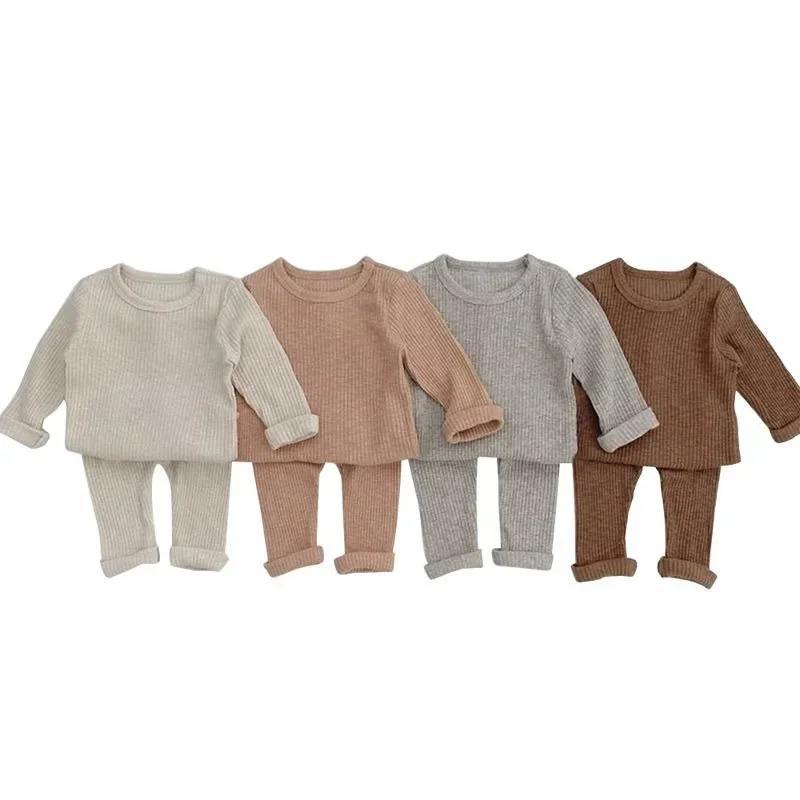 Children Clothes Children Underwear Suits Autumn Winter Fallow Thermal Underwear Suit Baby Clothing Sets Boys Girls Pajama Sets Baby Warm Sleepwear
