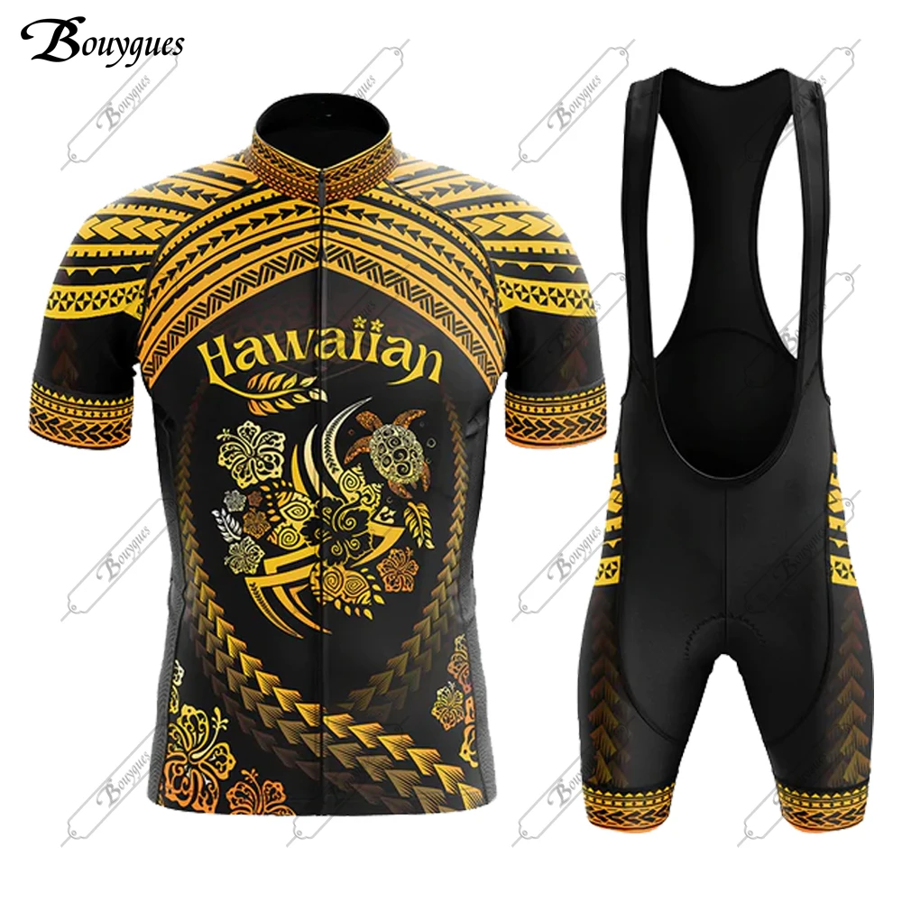 Maillot de ciclismo con patrón de tatuaje Tribal para hombre