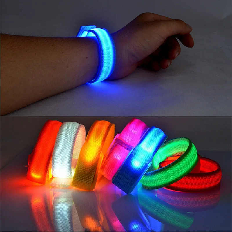 

Led Flashing Wrist Band Light Up Glow Bracelet for Party Concert Nightclub Glowing Party Supplies 80pcs/lot