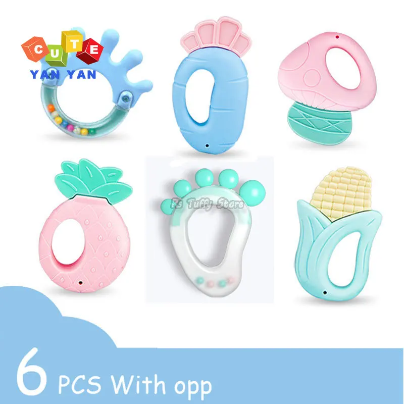 Baby Rattle Teether Set 0-12 Months 3