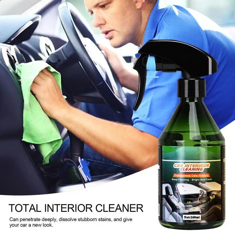 Car Cleaning Supplies Interior Car Cleaning Multipurpose Cleaner With Aroma  And Deep Penetration For Interior Roof Upholstery