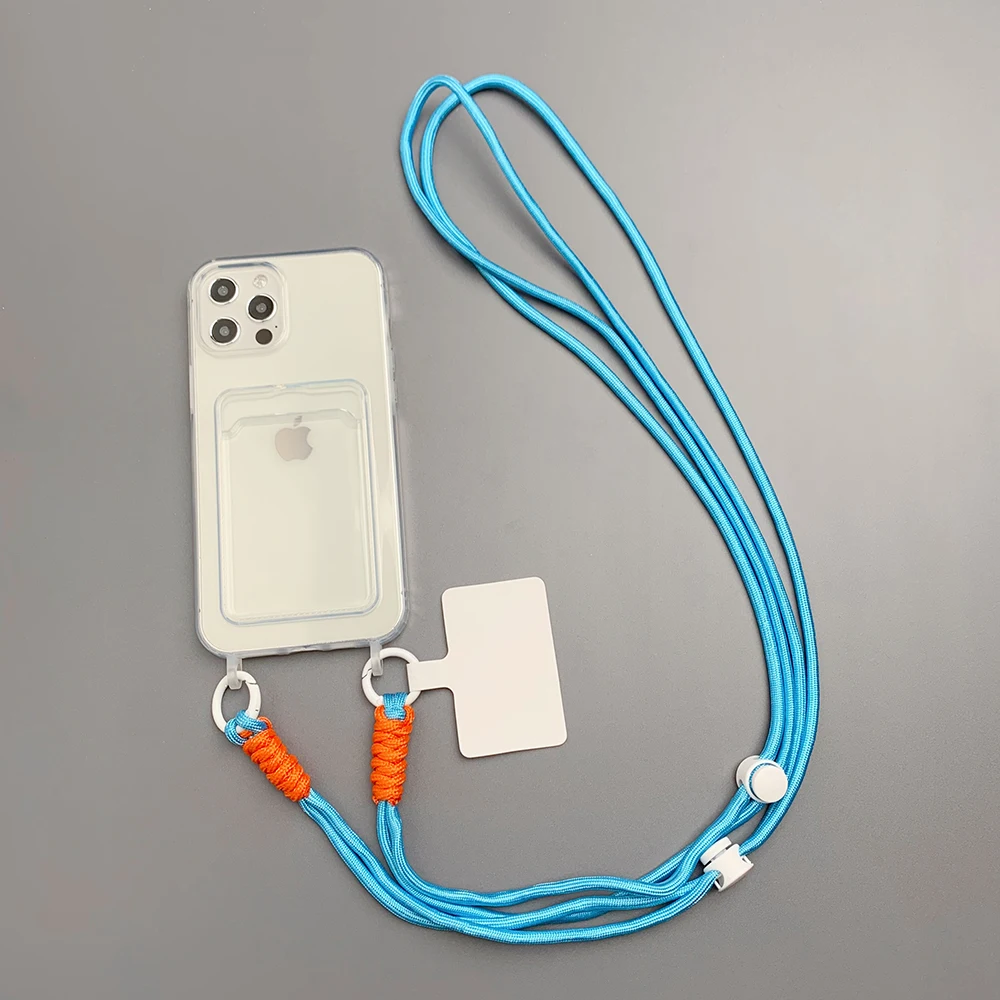 thumbnail image 1 of Cordón cruzado, correas para los hombros, llavero, cuerda trenzada ajustable para iPhone 11, 12, 13, 14, 15 Pro Max, 7, 8 Plus, X, XR, XS Max, fundas, 1 of 5