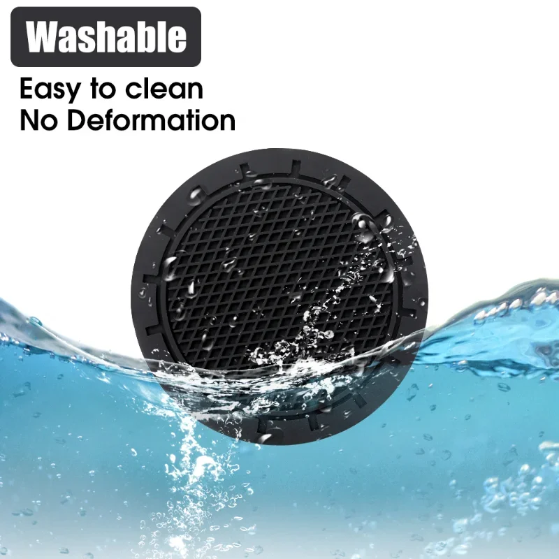 Car Cup Holder Anti-Slip Insert Coaster Mat Auto Cup Holder Soft Rubber Anti-skid Drink Bottle Mat Car Interior Accessories