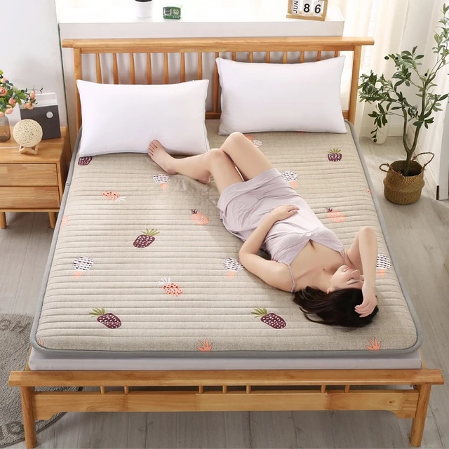 Almohadilla de colchón de espuma de látex, almohada de masaje de alta  densidad, Topper de colchón para cama individual doble, 150x190, 160x200 -  AliExpress