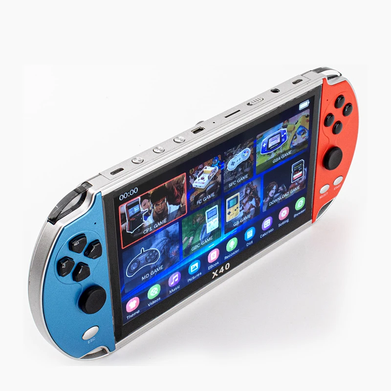 クニチカ　X40  7.0 インチ画面　 携帯 ゲーム コンソール X40携帯ゲーム機7.1インチ内蔵16グラムダブルロッカーポータブル