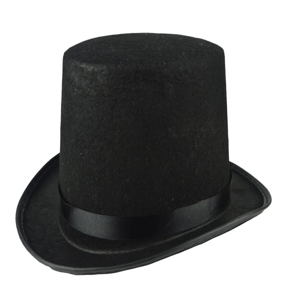 

Black Bowler Hat Magician's Hat Dress Up Costume Accessory for Men Adult Fancy Dress Party